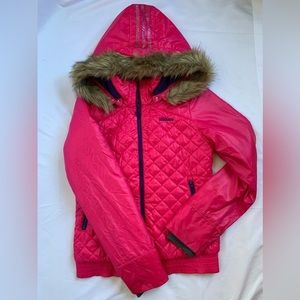 ADIDAS ORIGINAL VINTAGE PUFFER PINK SIZE M/L